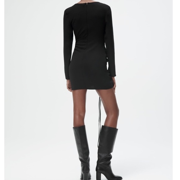 ZARA BLACK MINI DRESS ❤️‍🔥NWT - Picture 4 of 9